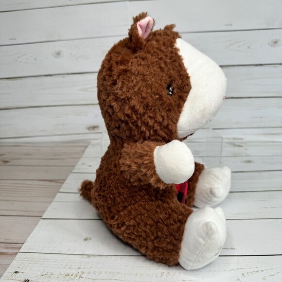 Petsmart Hope Brown & White Hamster Plaid Squeaky 11" Plush Toy 2023 - Picture 2 of 8